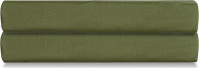 Простыня из сатина оливкового цвета из коллекции Wild, 180х270 см, TK20-SH0016 – фото 1