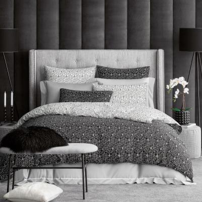 БЕЙКЕР сер простыня на рез 180x200+35, 1 пр, хл/сат. R – фото 1