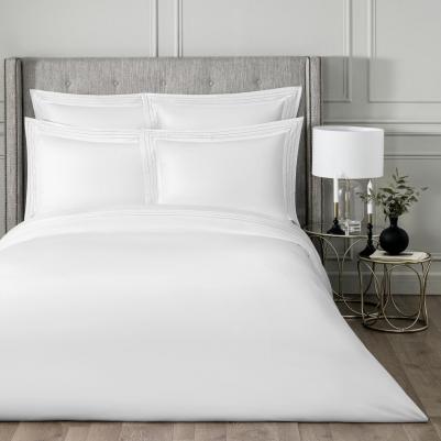 Эдем бел с черной отстр. КПБ 145х200-2/260х270/50х70-2, 5 пр, 100% Sensotex эвкал. вол – фото 11