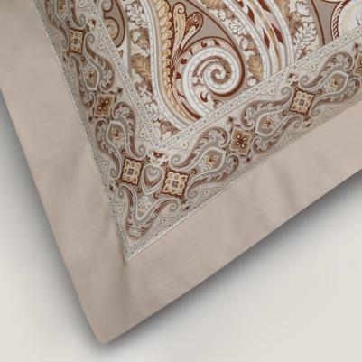 Комплект постельного белья Алькан коричневый Полуторный – фото 9