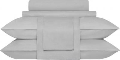 Комплект постельного белья АВАРИ серый 200x210/240х270/50x70-2, 4пр, xл/сат – фото 7