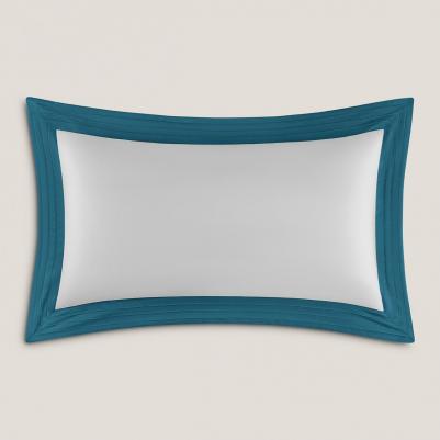 Комплект постельного белья Эдем серо-бирюзовый Евро – фото 5