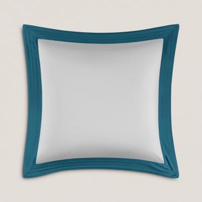 Комплект постельного белья Эдем серо-бирюзовый Евро – фото 7