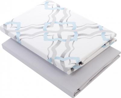 Комплект постельного белья Френсис Семейный белый – фото 5