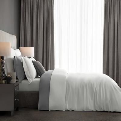 Комплект постельного белья Клайвер белый Двуспальный евро 4680415121307 – фото 2