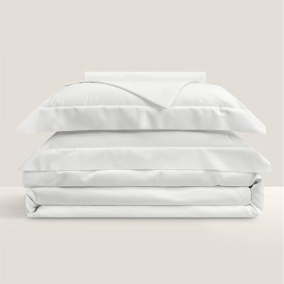 Комплект постельного белья Клайвер белый Двуспальный евро 4680415121307 – фото 7