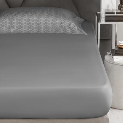 Комплект постельного белья парти серый Полуторный – фото 6