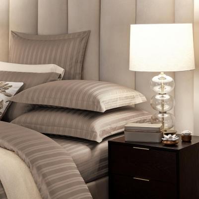 Комплект постельного белья Саккард семейный бежевый – фото 5