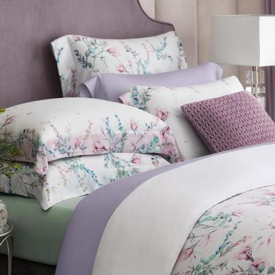 Комплект постельного белья Сюзетт белый Семейный/дуэт – фото 7