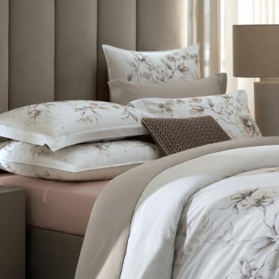 Наволочка Эверетт бело-розовый 70x70 см 1пр – фото 1