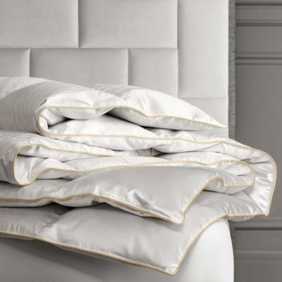 Одеяло СОВЕРЕН 220х240 Пух серого канадского гуся в шелке, 1014.00111 – фото 3