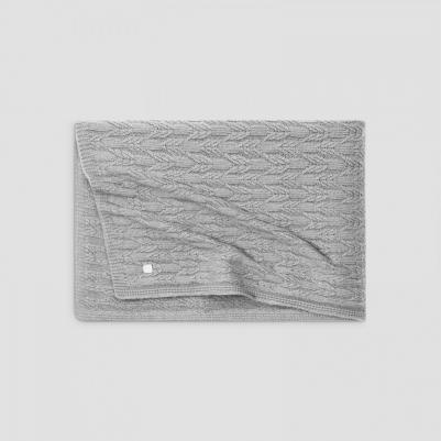 Плед Холти 130x180 см ангора-модал серый – фото 5