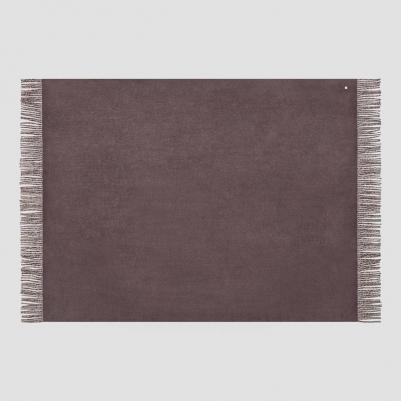 Плед Маринетти 200 х 210 см шелк сливово-розовый – фото 3