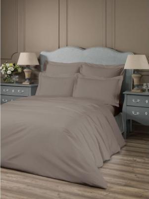 Пододеяльник Роял сатин 145x200 см коричневый 4680415076829 – фото 2