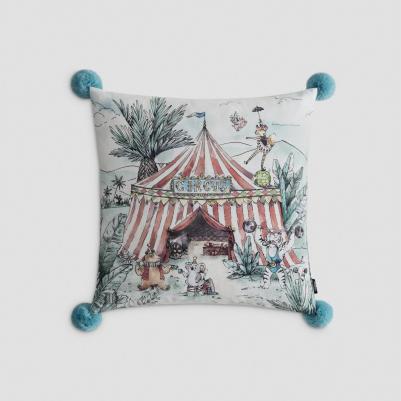 Подушка декоративная Циркус зеленый 45x45 см – фото 5