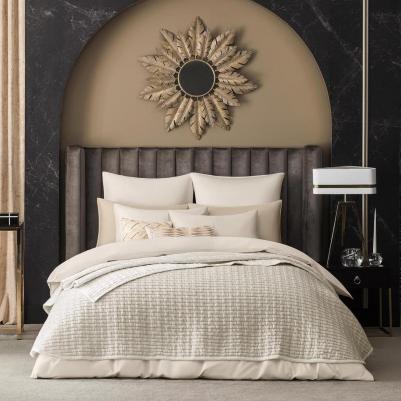 Покрывало Лассен цвет: бежевый (235х260 см)