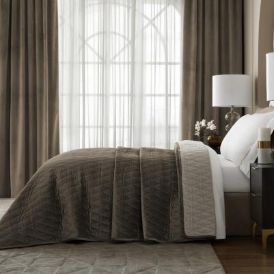 Покрывало Моретто коричневый 170х220 см 1 пр – фото 1