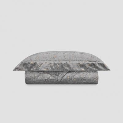 Покрывало с наволочками Каселли серое 250х260 см – фото 5