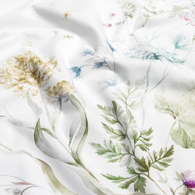 Постельный комплект Флёр белый двуспальный евро – фото 5