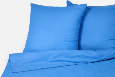 Постельное белье на молнии однотонное, Скузи, 2 спальное, наволочки на молнии 70х70, 100% хлопок, перкаль – фото 5