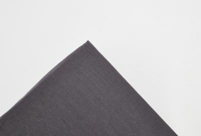 Простыня на резинке Графит, черная, двуспальная – фото 5