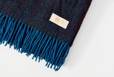 Плед Mumbai 120x180см, темно-синий – фото 7