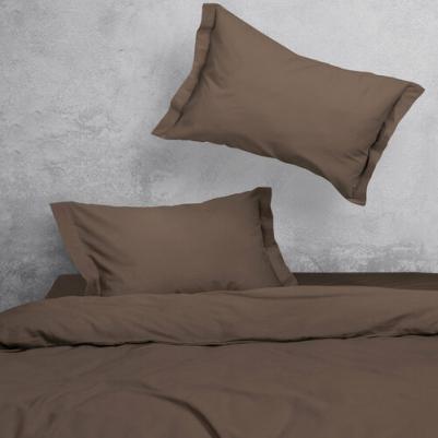Постельное белье из перкаля 1,5 спальное, наволочки 50х70 см, Мокко – фото 4