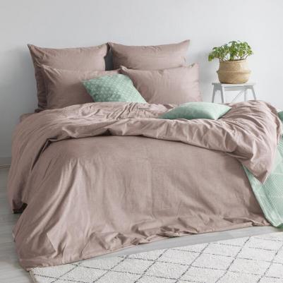 Наволочка 70х70 см, 2 шт/наб, меланж, 130г/м2, Mokko 776113 – фото 5