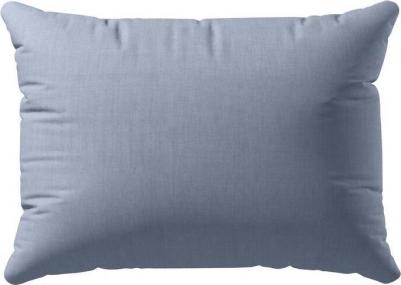 Наволочка Indigo серо-синяя 50х70 см меланж 130 г/кв.м – фото 3