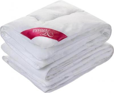 Одеяло 140х205 см лебяжий пух/перкаль стеганое (белое)