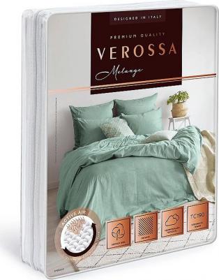 Постельное белье Emerald зеленое (евро, 2 наволочки 70х70, меланж) – фото 10