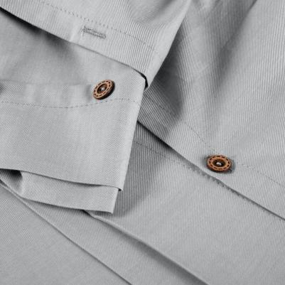 Постельное белье Silver серое (евро, 2 наволочки 50х70, меланж) – фото 6