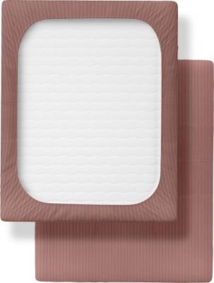 Простыня на резинке 160х200х20 см страйп-сатин Stripe (784502) – фото 1