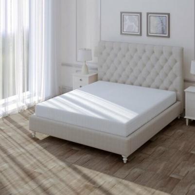 Простыня на резинке, 200х200 см борт 30 см, Royal, страйп-сатин, хлопок, 784526