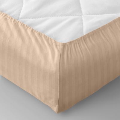 Простыня на резинке 200х200х25 см страйп-сатин Stripe (784529) – фото 2