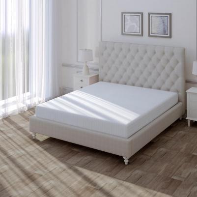 Простыня на резинке Stripe 180х200 борт 30см Royal, цвет белый, хлопок 100%,784512 – фото 1