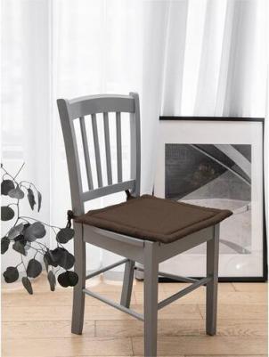 Подушка для стула шоколад, 40х40 см – фото 1