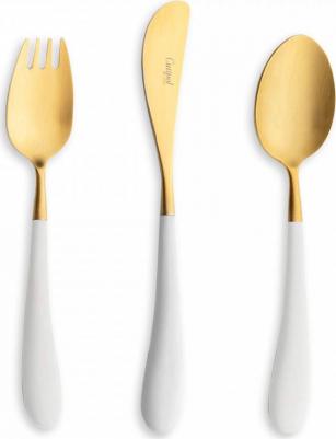 Набор детских столовых приборов, 3 предмета, материал: нержавеющая сталь 18/10 ALI.3.WG Alice