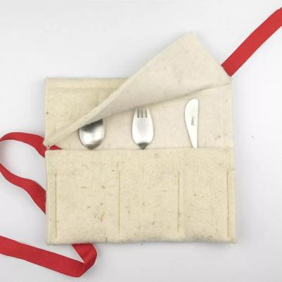 Набор столовых приборов Alice celadon детский 3 предмета – фото 3