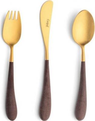 Набор столовых приборов детский Alice br.gold 3 предмета