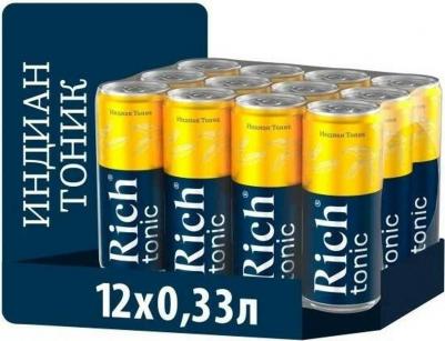 Напиток Rich Индиан газированный 0.33 л (12 штук в упаковке) – фото 1