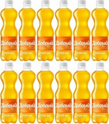 Напиток Апельсин газированный 0.5 л (24 штуки в упаковке)