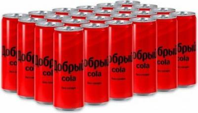 Напиток газированный Cola без сахара, 330 мл – фото 2