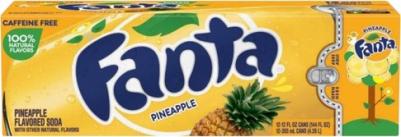 Газированный напиток Pineapple, США, 0.355 л, металлическая банка, 12 шт