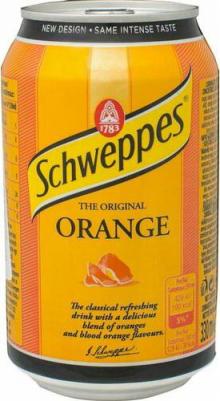 Напиток сильногазированный Orange жестяная банка 0,33 л