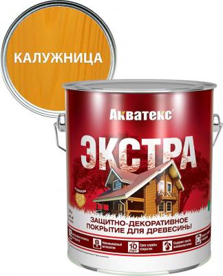 Защитно-декоративное покрытие для дерева, полуглянцевое, 2,7 л, калужница – фото 2