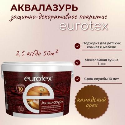 Пропитка Аквалазурь, канадский орех, 2.5л [81225] – фото 1