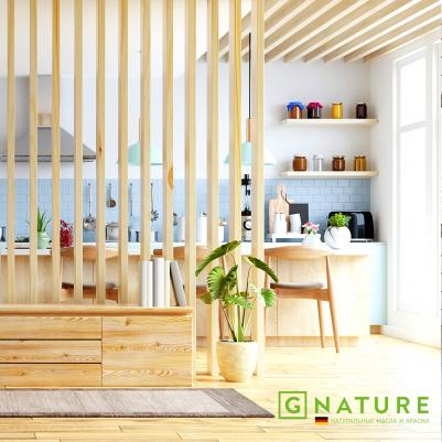 Масло Hartol для дерева с твердым воском бесцветное матовое 2,5 л – фото 3