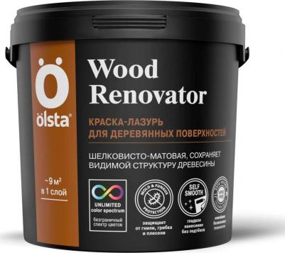 Краска-лазурь wood renovator база c 0.9л