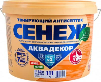 Пропитка СЕНЕЖАКВАДЕКОР111тик9кг – фото 1